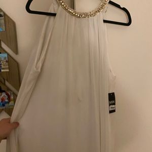 White formal dress